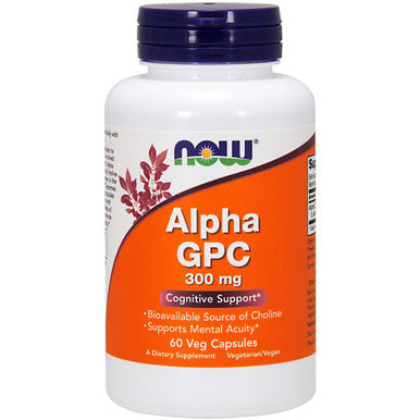 NOW Alpha GPC 300mg 60vc