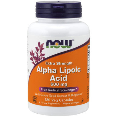 NOW Alpha Lipoic Acid 600mg 120vc