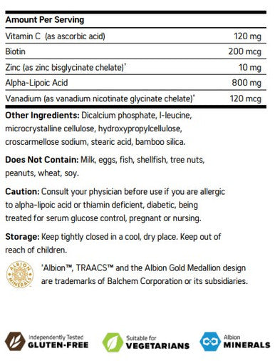 NuMedica Alpha CU (alpha lipoic acid) 120t