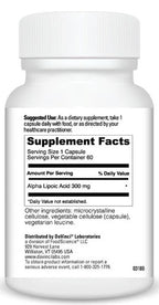 DaVinci Laboratories Alpha Lipoic Acid 300mg 60c