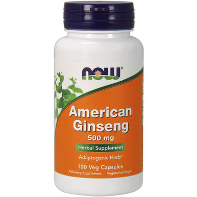 NOW American Ginseng 500mg 100vc
