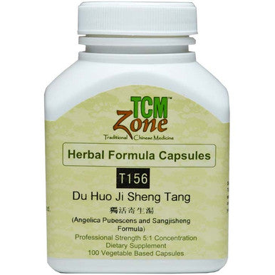 TCM Angelica Pubescens and Sangjisheng Formula - T156C Du Huo Ji Sheng Tang 100vc