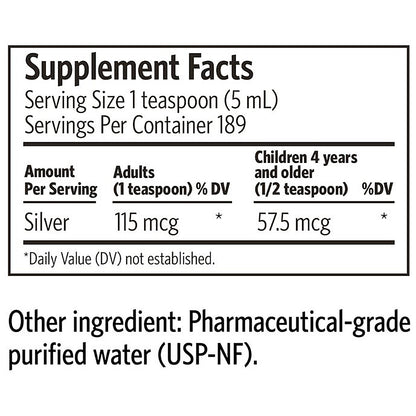 Supplement facts label with serving size, servings per container, and ingredient information.