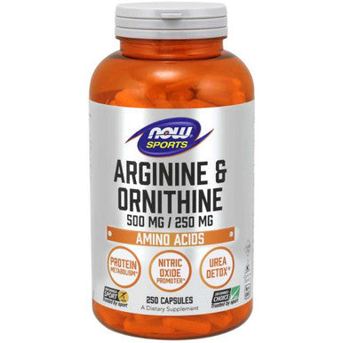 NOW Arginine & Ornithine 500/250 mg 250c