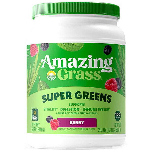 Amazing Grass Super Greens - Berry 1.76lb (800g) 100 servings