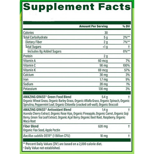 Amazing Grass Super Greens - The Original 15 pkts