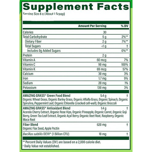Amazing Grass Super Greens - The Original 60 servings