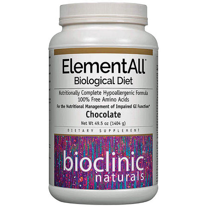 Bioclinic Naturals ElementAll Biological Diet supplement container on a white background