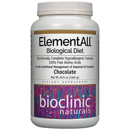 Bioclinic Naturals ElementAll Biological Diet supplement container on a white background