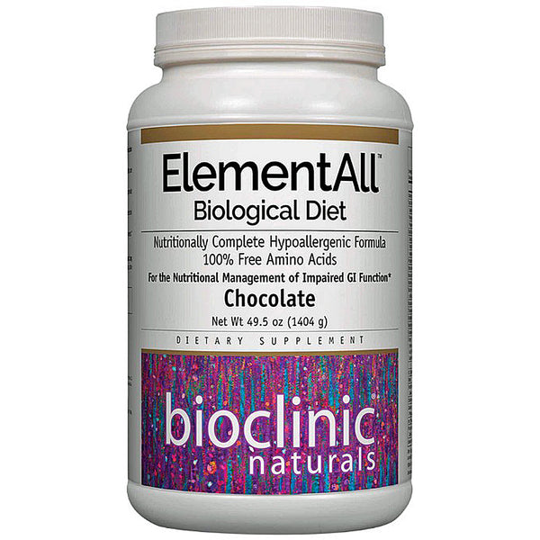 Bioclinic Naturals ElementAll Biological Diet supplement container on a white background