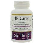 Supplement bottle labeled 'IB Care' by Bioclinic Naturals on a white background