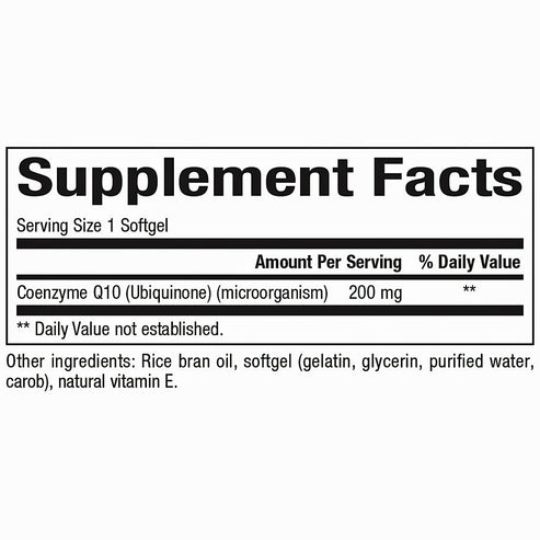 Bioclinic Naturals CoQ10 200mg 60sg