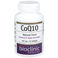 Supplement bottle labeled 'CoQ10' by Bioclinic Naturals on a white background