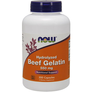 NOW Beef Gelatin 550mg 200c