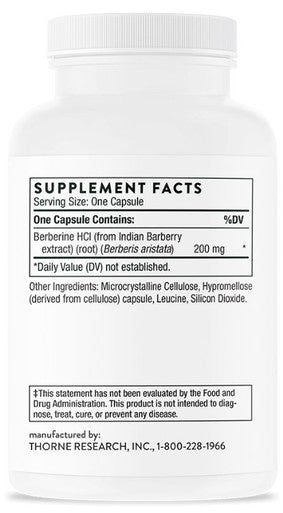 Thorne Berberine 200 mg 60c
