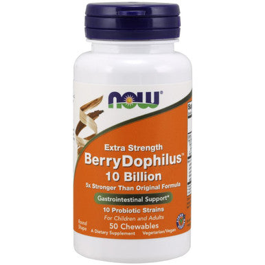 NOW BerryDophilus Extra Strength 50 chewables