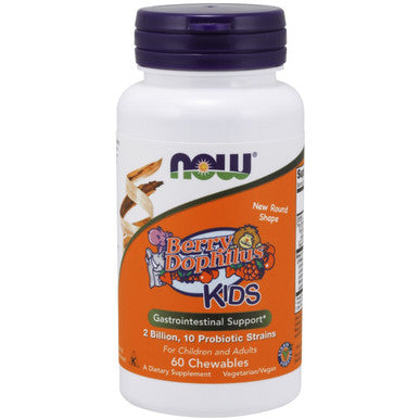 NOW BerryDophilus kids chewables 60 lozenges