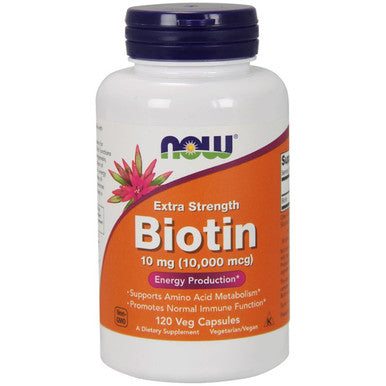 NOW Biotin 10mg ES 120vc
