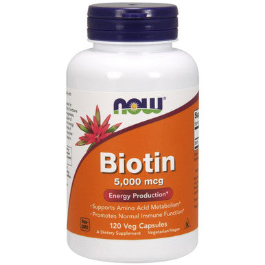NOW Biotin 5000mcg 120vc