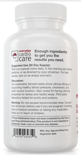 Everyday Cardio Care Blood Pressure Support 60vc
