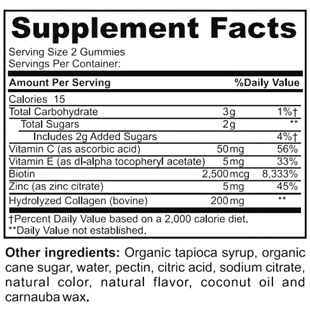 Biopharma Scientific nanoBEAUTY 60 gummies