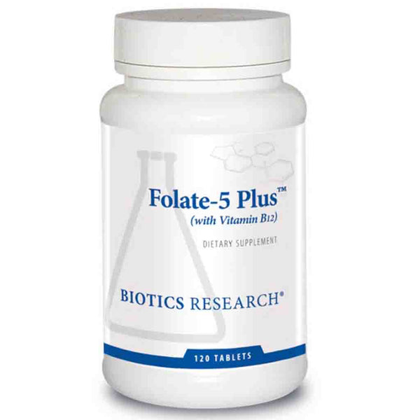 Biotics Research Folate-5 Plus 120T