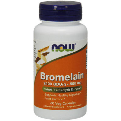 NOW Bromelain 500mg 60vc