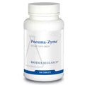 Biotics Research Pneuma-Zyme dietary supplement bottle on a white background