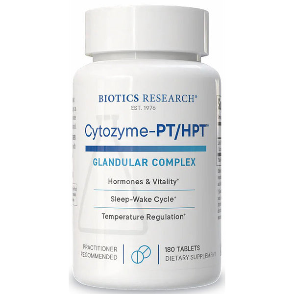 Biotics Research Cytozyme-PT/HPT supplement bottle on a white background