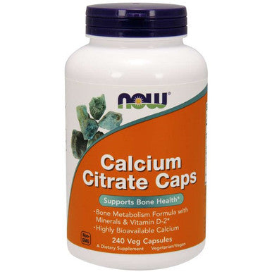 NOW Calcium Citrate Caps 240vc