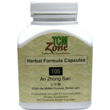 TCM Calm the Middle Formula - T05C An Zhong San 100vc