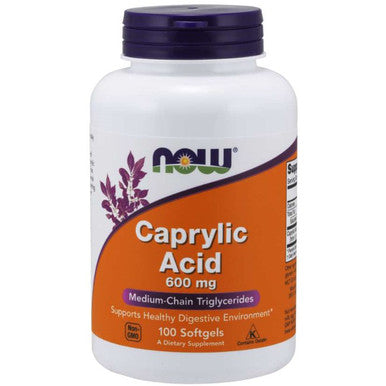 NOW Caprylic Acid 600mg 100sg