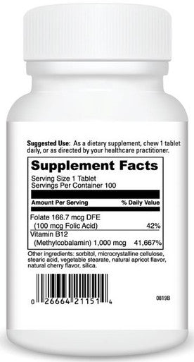 DaVinci Laboratories Chewable B12-MC 100T