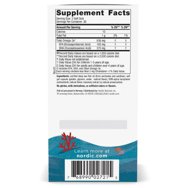 Nordic Naturals Children's DHA Xtra (Berry Punch) 90 mini chewable soft gels