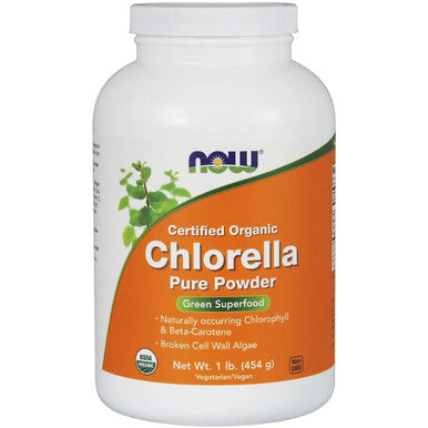NOW Chlorella Pure Powder organic 1 lb.