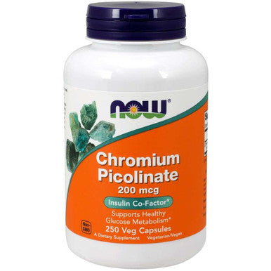 NOW Chromium Picolinate 200mcg 250vc
