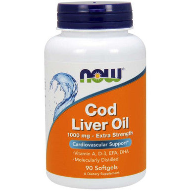 NOW Cod Liver Oil 1000mg ES 90sg