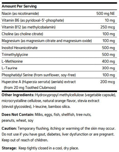 NuMedica Cognitive Balance 120c