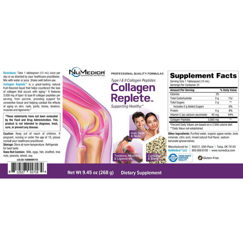 NuMedica Collagen Replete 16oz.