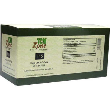 TCM Coptis Formula to Relieve Toxicity - T15G Huang Lian Jie Du Tang 42pkts