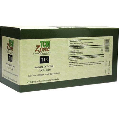 TCM Coptis Scute and Rhubarb Formula - T13G San Huang Xie Xin Tang 42pkts