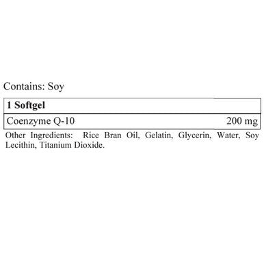 Cardiovascular Research Co-Enzyme Q10 200mg 30sg