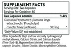 Thorne Curcumin Phytosome - Sustained Release 500mg 120c