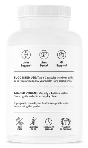 Thorne Curcumin Phytosome - Sustained Release 500mg 120c