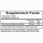 Cardiovascular Research Chromium Picolinate 60 tabs