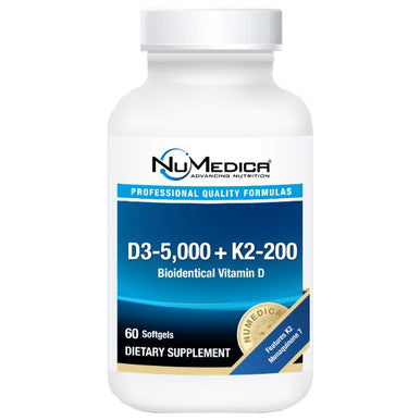 NuMedica D3-5,000 + K2-200 60sg