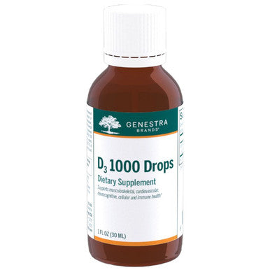 Genestra D3 1000 Drops 1 oz