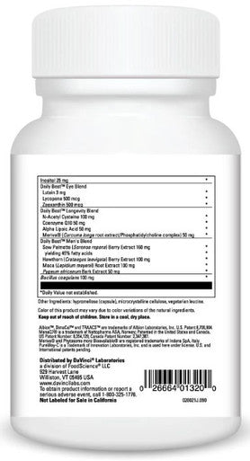 DaVinci Laboratories Daily Best Men 90c