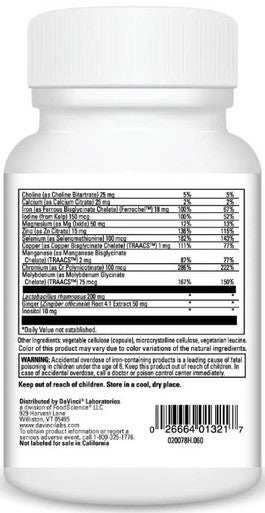 DaVinci Laboratories Daily Best Prenatal 60c