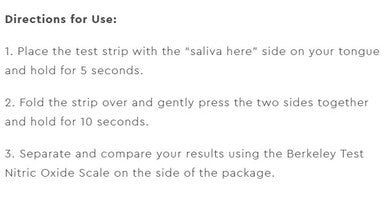 Berkeley Life Professional 50 Test Strips for Nitric Oxide